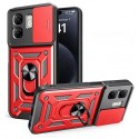 Outdoorové armor odolné pouzdro pro Infinix Hot 50i červené