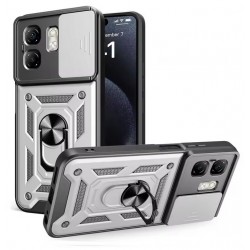 Outdoorové armor odolné pouzdro pro Infinix Hot 50i stříbrné