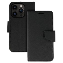 Peněženka Fancy pouzdro pro Xiaomi Redmi Note 13 Pro+ 5G černé