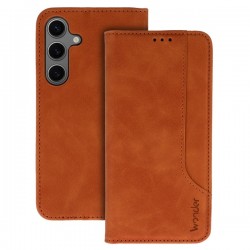 Kožená peněženka Wonder Prime pro Xiaomi Redmi Note 13 Pro+ 5G hnědá