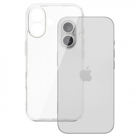 Silikonové pouzdro AntiShock pro iPhone 16 čiré