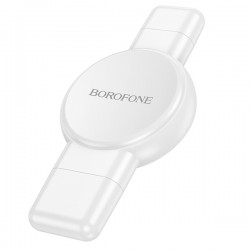 Bezdrátová nabíječka Borofone BQ31 Portable 2,5W pro Apple iWatch bílá