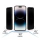 Tvrzené sklo Privacy Glass 9H pro iPhone 16 Plus černé