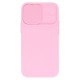 Silikonové pouzdro Camshield Soft pro iPhone 16 Plus růžové