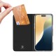 Flipové pouzdro Dux Ducis Skin Premium pro iPhone 16 černé