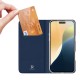 Flipové pouzdro Dux Ducis Skin Premium pro iPhone 16 modré