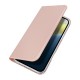 Flipové pouzdro Dux Ducis Skin Premium pro iPhone 16 růžové