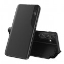 Flipové pouzdro Eco Leather View Case pro Samsung Galaxy S25 5G černé