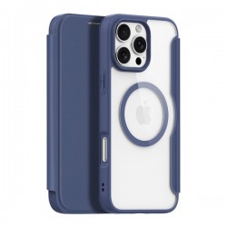 Flipové pouzdro Dux Ducis Skin X Pro pro iPhone 16 Pro modré
