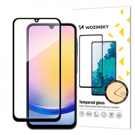 Tvrzené sklo Wozinsky Full Glue pro Samsung Galaxy A25 5G černé