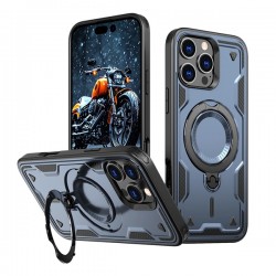 Hybrid Armor Trendy MagSafe Case odolné pouzdro pro iPhone 16 Pro Max modré