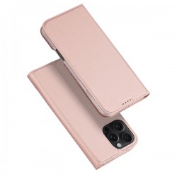 Flipové pouzdro Dux Ducis Skin Premium pro iPhone 16 Pro Max růžové