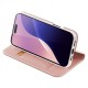 Flipové pouzdro Dux Ducis Skin Premium pro iPhone 16 Pro Max růžové