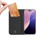 Flipové pouzdro Dux Ducis Skin Premium pro iPhone 16 Pro Max černé