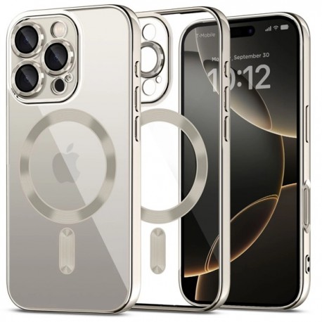 Pouzdro Tech-Protect MagFlex MagSafe Case pro iPhone 16 Pro Max Shiny Titanium