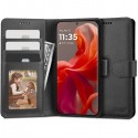 Kožená peněženka Tech-Protect pro Motorola Moto G85 5G černá