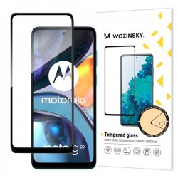 Tvrzené sklo Wozinsky Full Glue pro Motorola Moto G22 černé