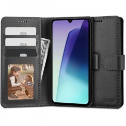 Kožená peněženka Tech-Protect pro Xiaomi Redmi 14C / Poco C75 černá