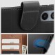 Kožená peněženka Tech-Protect pro Xiaomi Redmi 14C / Poco C75 hnědá