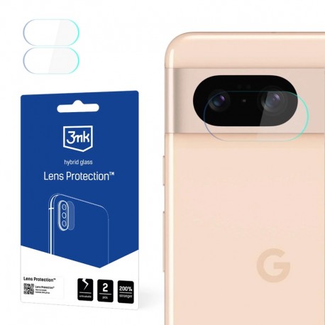 4x Hybrid Glass 3mk Lens sklo na kameru pro Google Pixel 8 5G