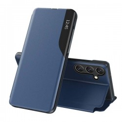 Eco Leather View Case pro Samsung Galaxy A05s modré