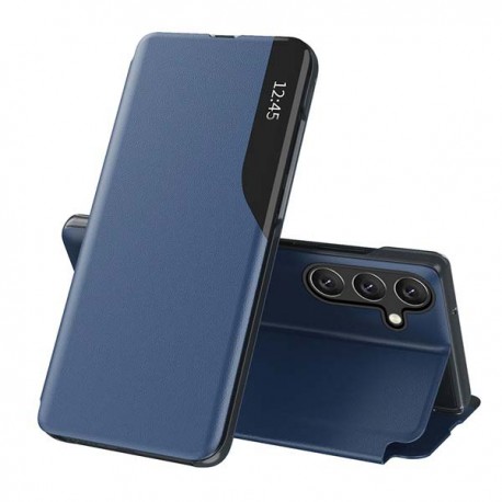 Flipové pouzdro Eco Leather View Case pro Samsung Galaxy A14 / A14 5G modré