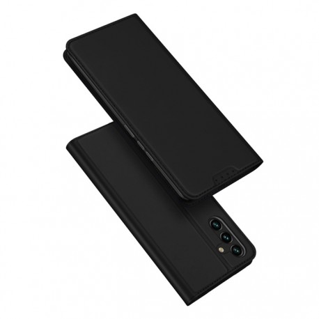 Flipové pouzdro Dux Ducis Skin Premium pro Samsung Galaxy A14 / A14 5G černé