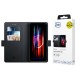 Kožená peněženka 3mk Wallet Case pro Samsung Galaxy A14 / A14 5G černá