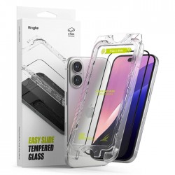 Ochranné sklo Ringke Easy Slide 2-Pack pro iPhone 15 / 16 černé