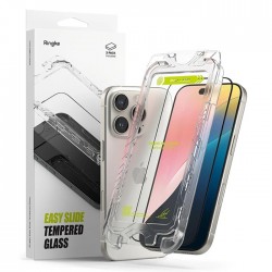 Ochranné sklo Ringke Easy Slide 2-Pack pro iPhone 16 Pro Max černé