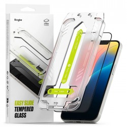 Ochranné sklo Ringke Easy Slide 2-Pack pro iPhone 13 / 13 Pro / 14 / 16e černé