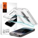2x tvrzené sklo 9H Spigen Glas.tR EZ FIT pro iPhone 15 Pro Max