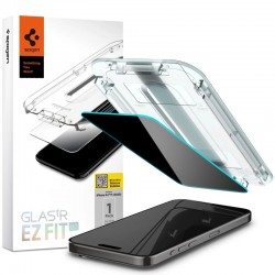 2x zatmavovací tvrzené sklo 9H Spigen Glas.tR EZ FIT Privacy pro iPhone 15 Pro Max