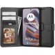 Kožená peněženka Tech-Protect pro Motorola Edge 50 Neo černá