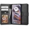 Kožená peněženka Tech-Protect pro Motorola Edge 50 Neo černá