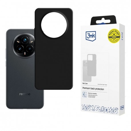 Silikonové pouzdro 3mk Matt Case pro Realme 14 Pro+ 5G černé