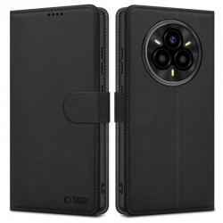Kožená peněženka Tech-Protect pro Realme 14 Pro+ 5G černá