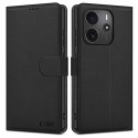 Kožená peněženka Tech-Protect pro Xiaomi Redmi Note 14 4G černá