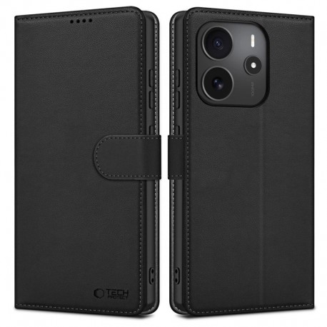 Kožená peněženka Tech-Protect pro Xiaomi Redmi Note 14 5G černá
