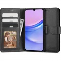Kožená peněženka Tech-Protect pro Samsung Galaxy A15 5G černá