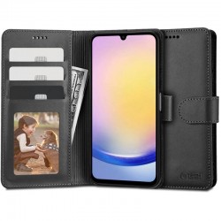 Kožená peněženka Tech-Protect pro Samsung Galaxy A25 5G černá