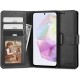 Kožená peněženka Tech-Protect pro Samsung Galaxy A35 5G černá