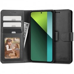 Kožená peněženka Tech-Protect pro Xiaomi Redmi Note 13 Pro 5G / Poco X6 5G černá