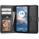 Kožená peněženka Tech-Protect pro Motorola Moto G24 / G24 Power černá