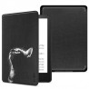 Pouzdro Tech-Protect SmartCase pro Kindle Paperwhite VI / 6 / Signature Edition černá kočka