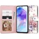 Kožená peněženka Tech-Protect pro Samsung Galaxy A55 5G růžová