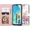 Kožená peněženka Tech-Protect pro Samsung Galaxy A16 4G / A16 5G růžová
