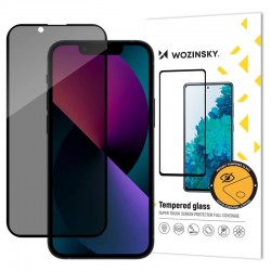 Tvrzené sklo zatmavovací Wozinsky Privacy Glass pro iPhone 16e / 14 / 13 / 13 Pro
