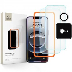 Ochranné sklo 9H Tech-Protect Supreme Set 3-pack pro iPhone 16e