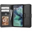 Kožená peněženka Tech-Protect pro Motorola Moto G54 Power Edition 5G černá
